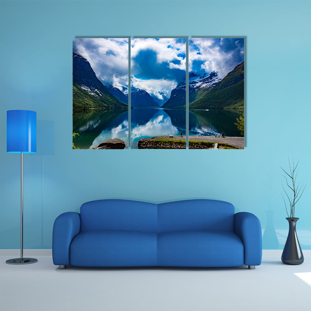 The beautiful Nature Norway natural landscape Multi Panel Canvas Wall Art