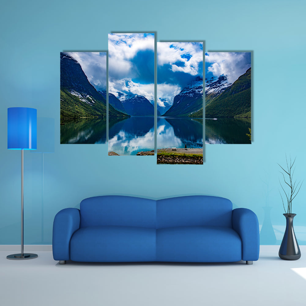 The beautiful Nature Norway natural landscape Multi Panel Canvas Wall Art