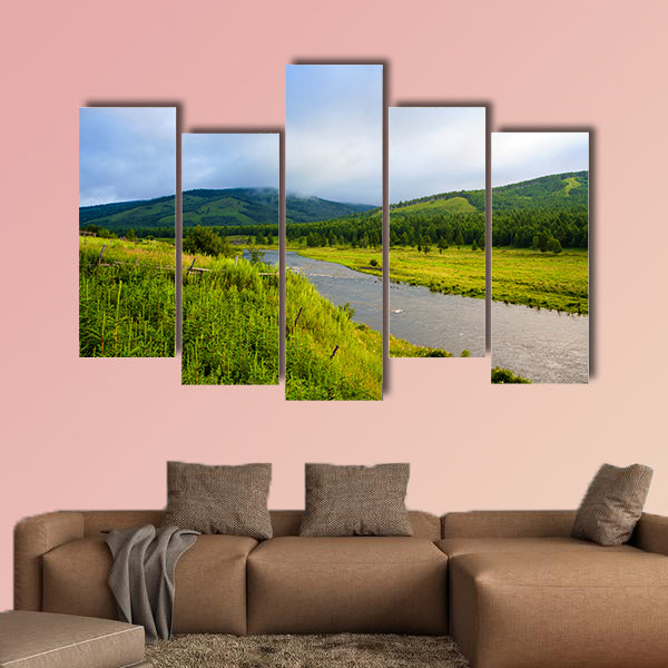 Aershan Summer scenery multi panel canvas wall art
