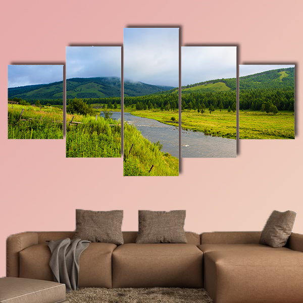 Aershan Summer scenery multi panel canvas wall art