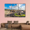 View of the center Barcelona. Spain in a summer day multi panel canvas wall art