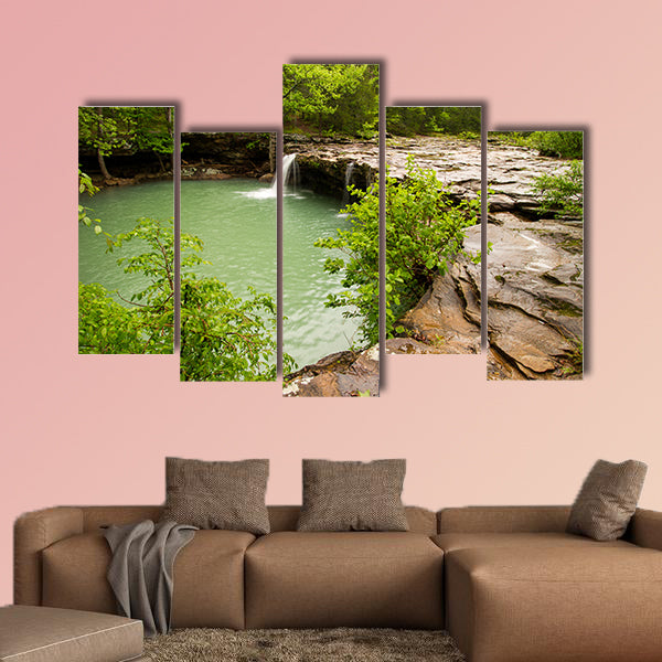 Falling Water Falls is located on Falling Water multi panel canvas wall art