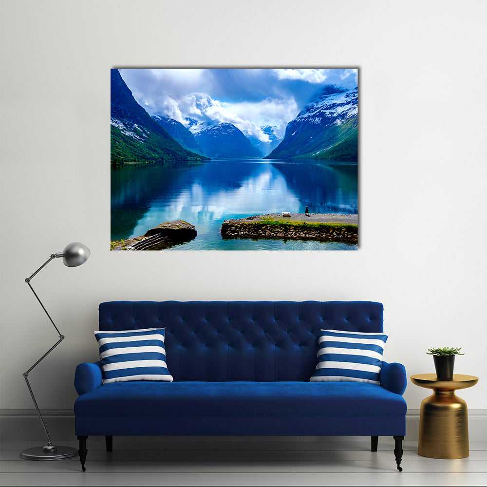 Beautiful Norway natural landscape multi panel canvas wall art