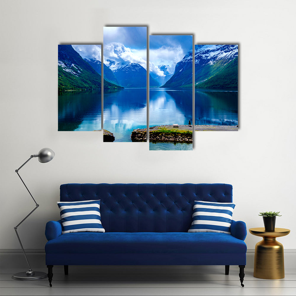 Beautiful Norway natural landscape multi panel canvas wall art