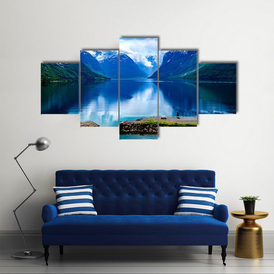 Beautiful Norway natural landscape multi panel canvas wall art