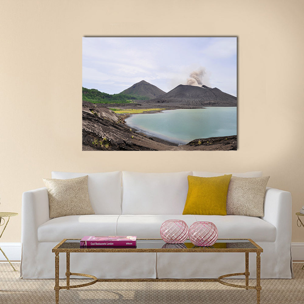 Tavurvur volcano, Papua New Guinea Multi panel canvas wall art