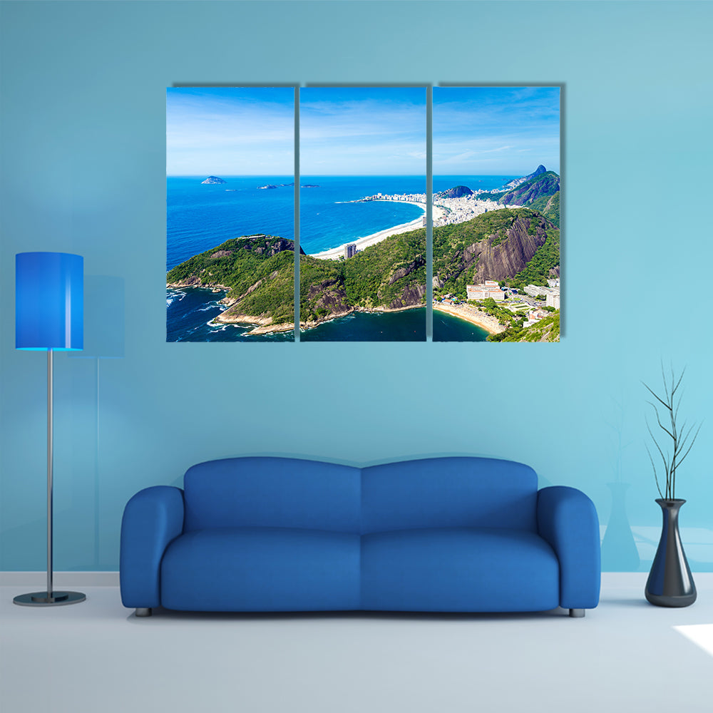 An Amazing landscape in Rio de Janeiro, Brazil Multi Panel Canvas Wall Art