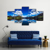 Scene Of A Landscape Filled With Water And Creature Multi Panel Canvas Wall Art