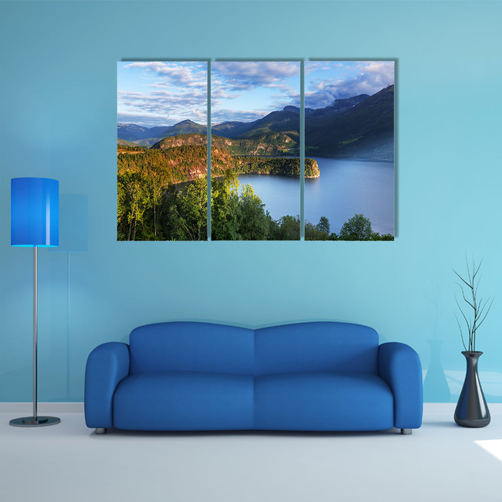 Norway landscapes, multi panel canvas wall art