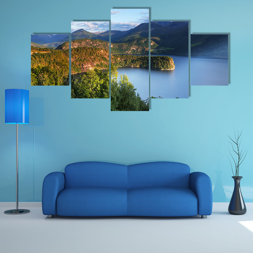 Norway landscapes, multi panel canvas wall art