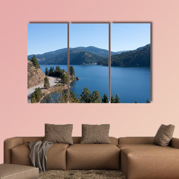 Coeur d'Alene Lake Multi panel canvas wall art