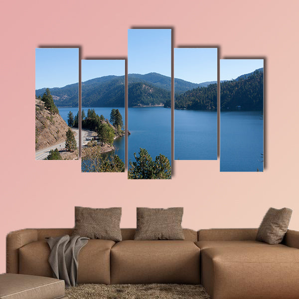 Coeur d'Alene Lake Multi panel canvas wall art