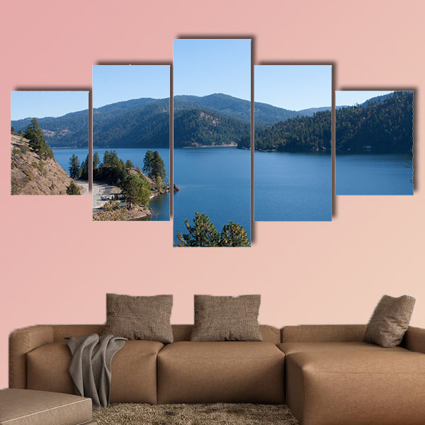 Coeur d'Alene Lake Multi panel canvas wall art