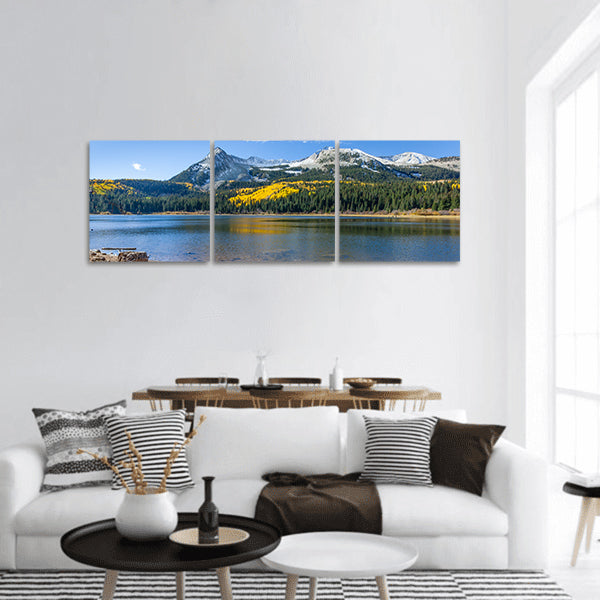 Lost Lake Kebler Pass in the Gunnison Forest, Colorado Panoramic Canvas Wall Art