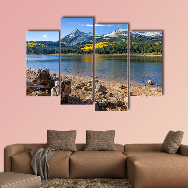Lost Lake along the Kebler Pass in the Gunnison National multi panel canvas wall art