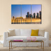 Choreographed Dubai Fountain in the evening  multi panel canvas wall art