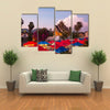 The Elegance Of The Luang Prabang View From Above, Laos Multi Panel Canvas Wall Art