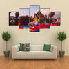 The Elegance Of The Luang Prabang View From Above, Laos Multi Panel Canvas Wall Art