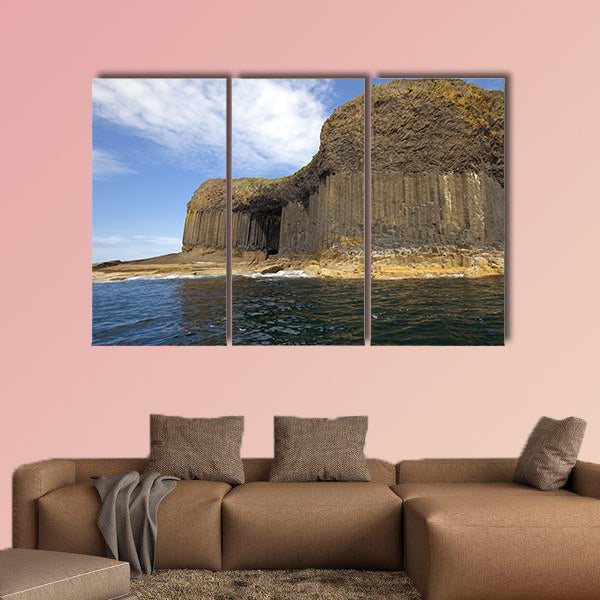 Fingal's Cave on the Isle of Staffa Multi panel canvas wall art