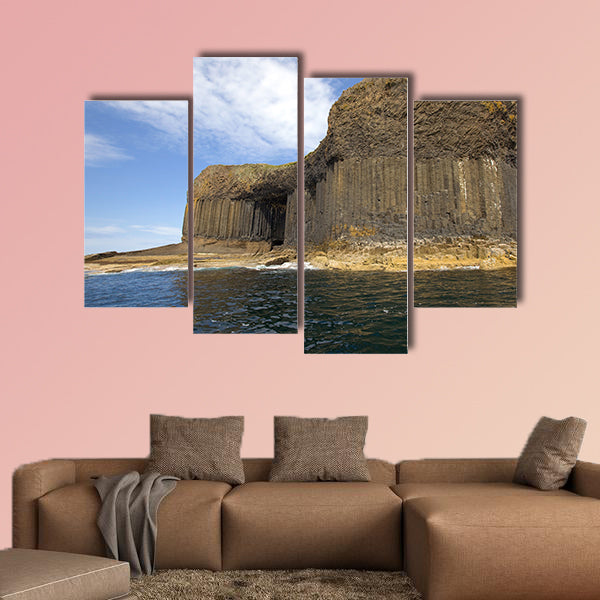Fingal's Cave on the Isle of Staffa Multi panel canvas wall art