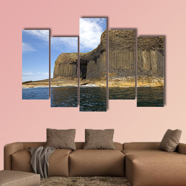 Fingal's Cave on the Isle of Staffa Multi panel canvas wall art