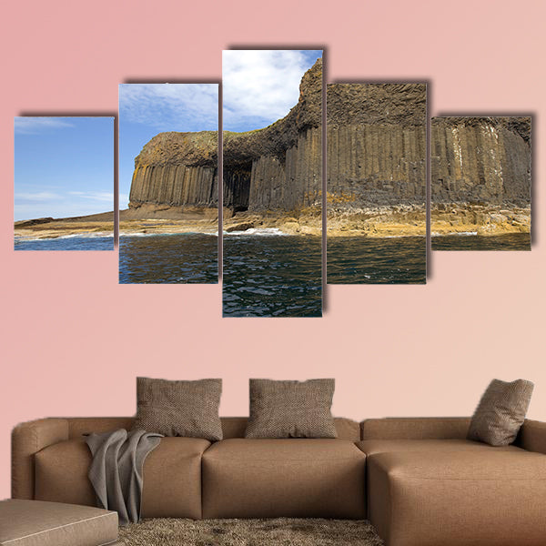 Fingal's Cave on the Isle of Staffa Multi panel canvas wall art