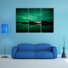 Aurora Borealis (Northern Lights) in Iceland multi panel canvas wall art