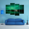 Aurora Borealis (Northern Lights) in Iceland multi panel canvas wall art