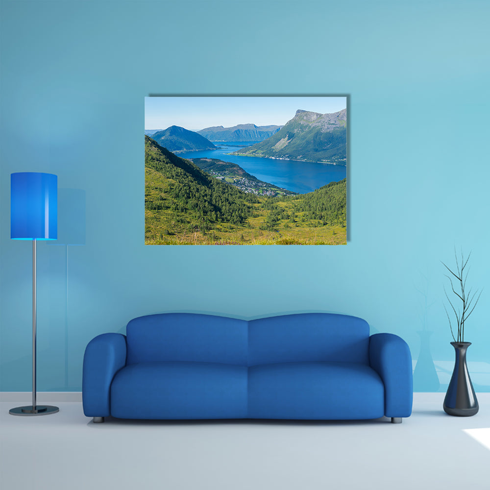 View of rsta, Norway multi panel canvas wall art
