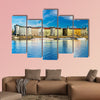 Prague, The Dancing house, Czech Republic multi panel canvas wall art