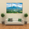 Sri Lankan landscape - view form Sigiriya rock, Sri Lanka Multi Panel Canvas Wall Art