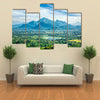 Sri Lankan landscape - view form Sigiriya rock, Sri Lanka Multi Panel Canvas Wall Art