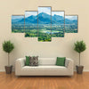 Sri Lankan landscape - view form Sigiriya rock, Sri Lanka Multi Panel Canvas Wall Art