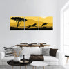 Vector illustration of Africa Panoramic Canvas Wall Art