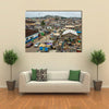 View of central district of Cape Coast, Ghana Multi Panel Canvas Wall Art