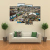 View of central district of Cape Coast, Ghana Multi Panel Canvas Wall Art