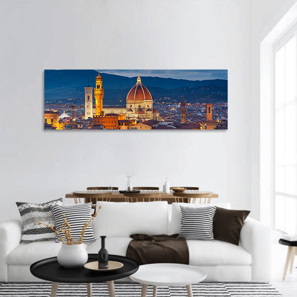 Duomo cathedral panoramic canvas wall art