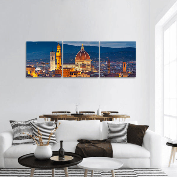 Duomo cathedral panoramic canvas wall art