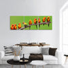 Parrot bird on a branch panoramic canvas wall art