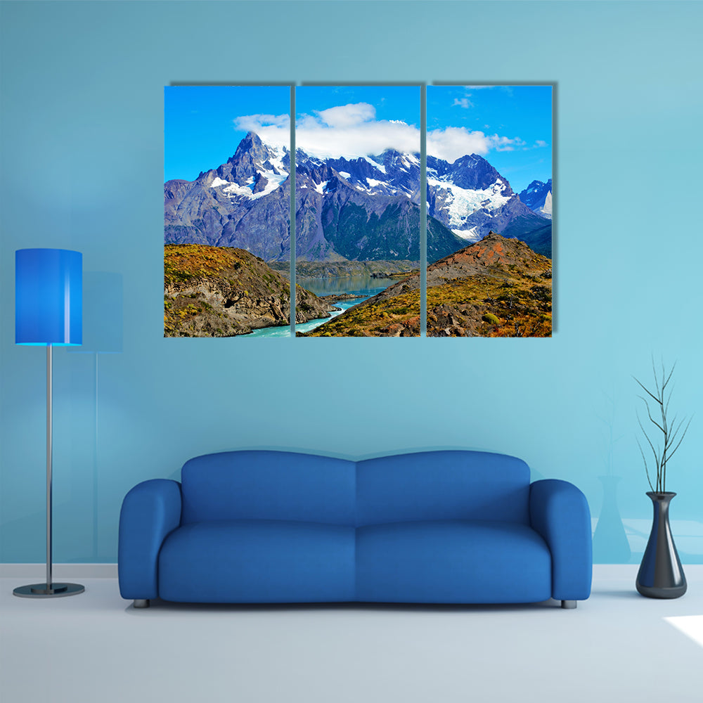 SALTO GRANDE, Torres del Paine NATIONAL PARK, CHILE, multi panel canvas wall art