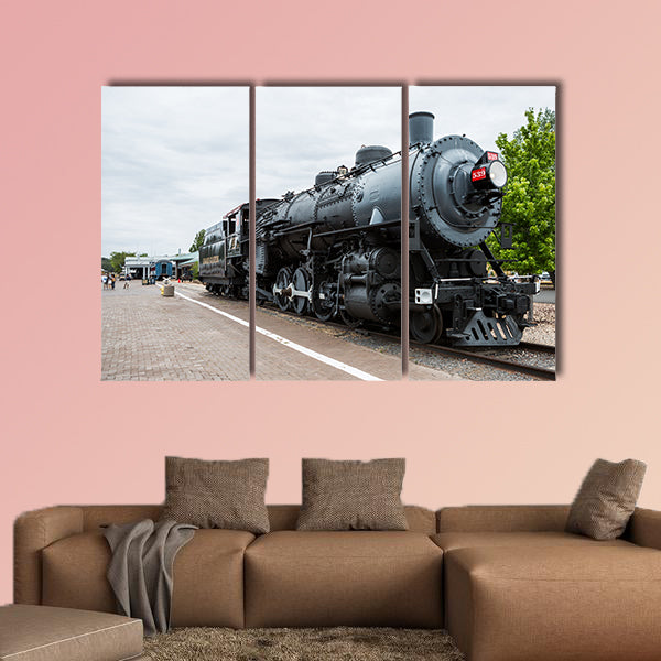 Picture of an Trains post and murals, in Arizona multi panel canvas wall art