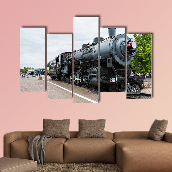 Picture of an Trains post and murals, in Arizona multi panel canvas wall art
