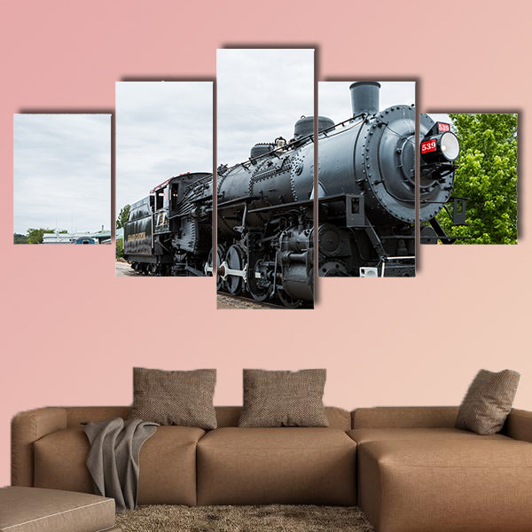 Picture of an Trains post and murals, in Arizona multi panel canvas wall art
