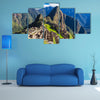 Machu Picchu, a UNESCO World Heritage Site in 1983 Multi Panel Canvas Wall Art