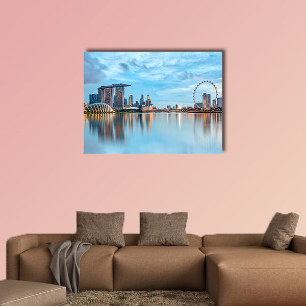 Marina Bay is a bay near Central Area in the southern part of Singapore multi panel canvas wall art