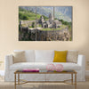 Tatev monastyr in Armenia Aerial view Multi Panel Canvas Wall Art