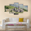 Tatev monastyr in Armenia Aerial view Multi Panel Canvas Wall Art