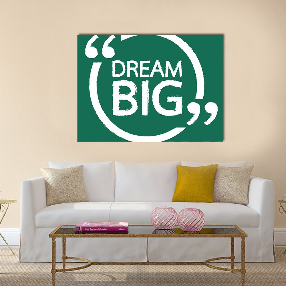 DREAM BIG Multi Panel Canvas Wall Art