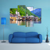 Hallstatt, a beautiful village in Austria multi panel canvas wall art