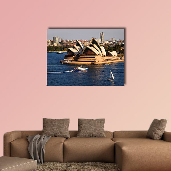 Sydney city skyline shot from Harbor Bridge multi panel canvas wall art